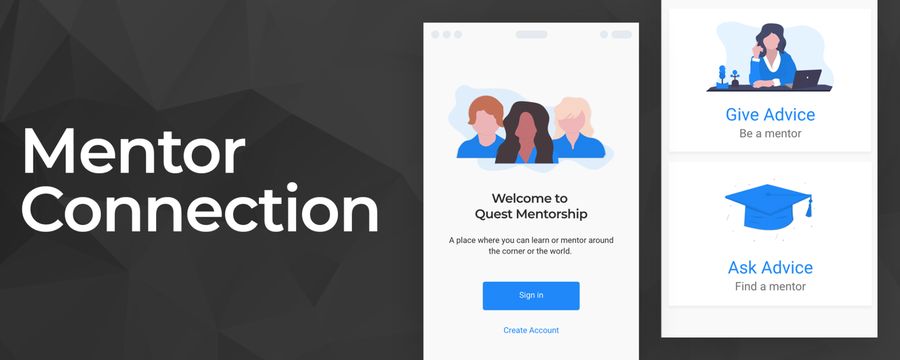 Mentorship App concept preview
